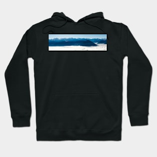 Swiss Alps - Sunny Central Swiss Alpine Panorama With Fog of Sea Hoodie